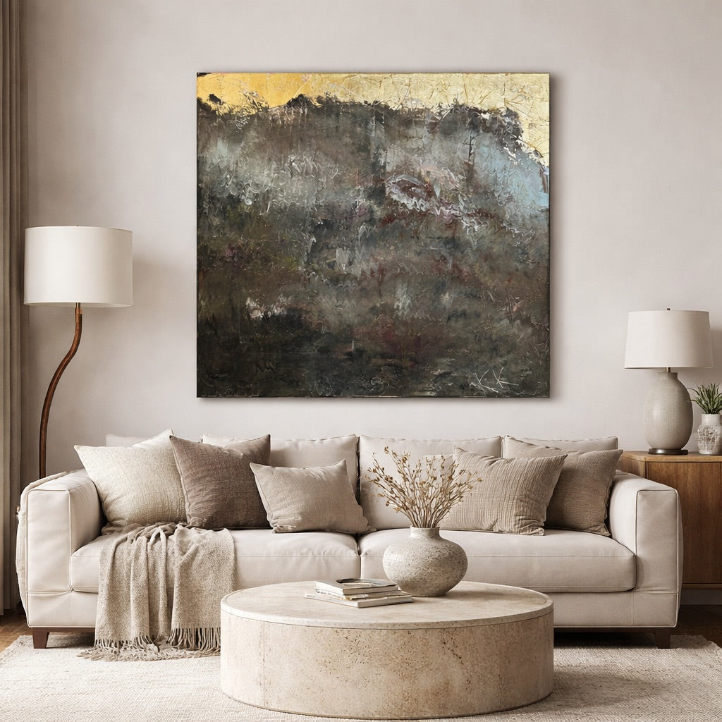 Paveikslas "Vakaras Miske" 120x120